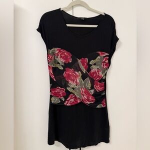 Jacob Floral Black Women's Top